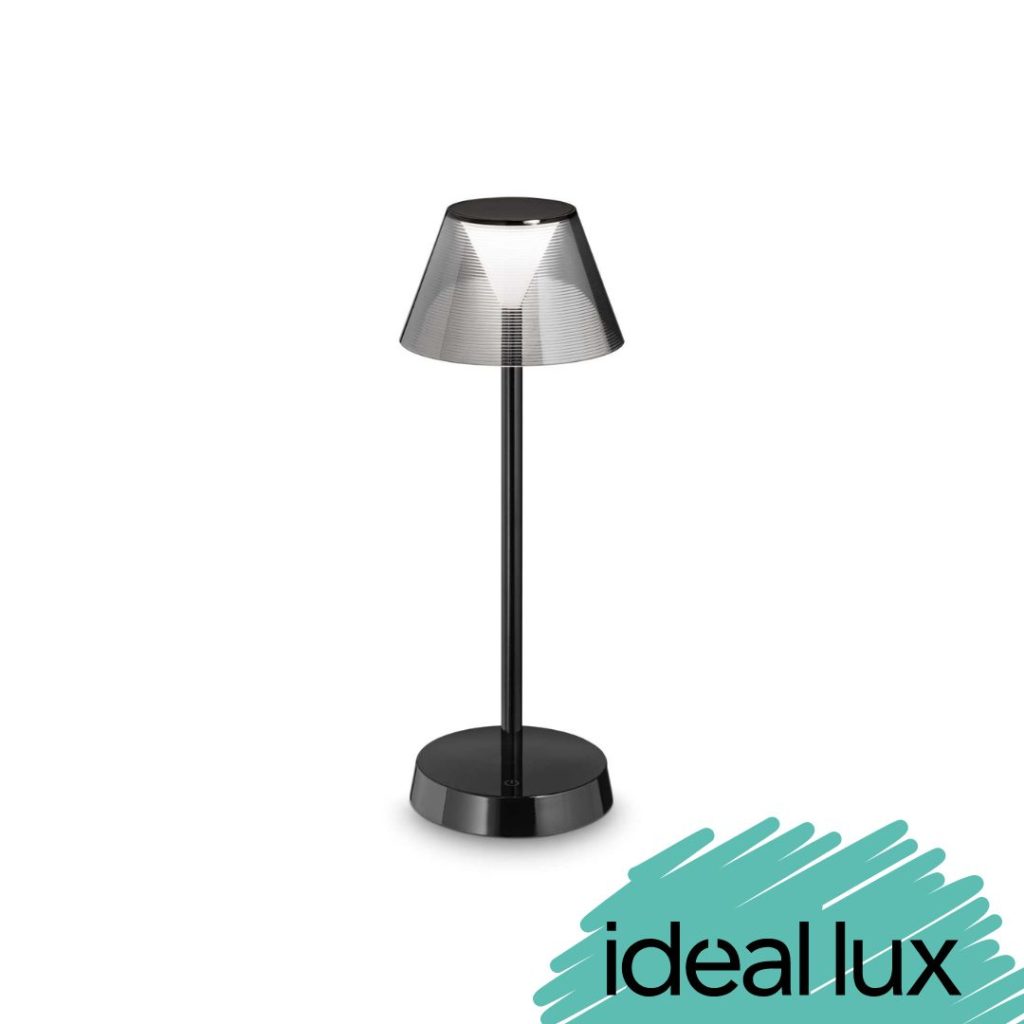 ideal lux lampe de table noire