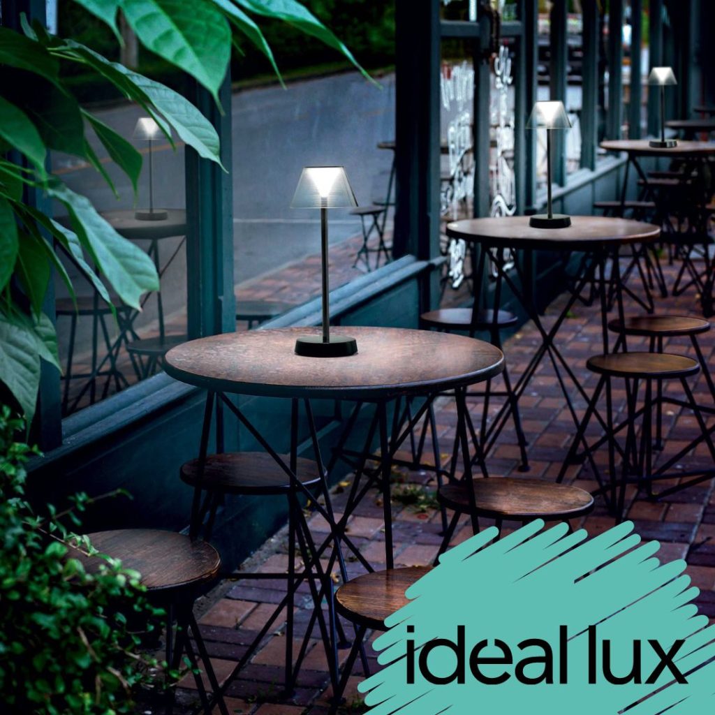 ideal lux lampe de table pour intérieur et extérieur