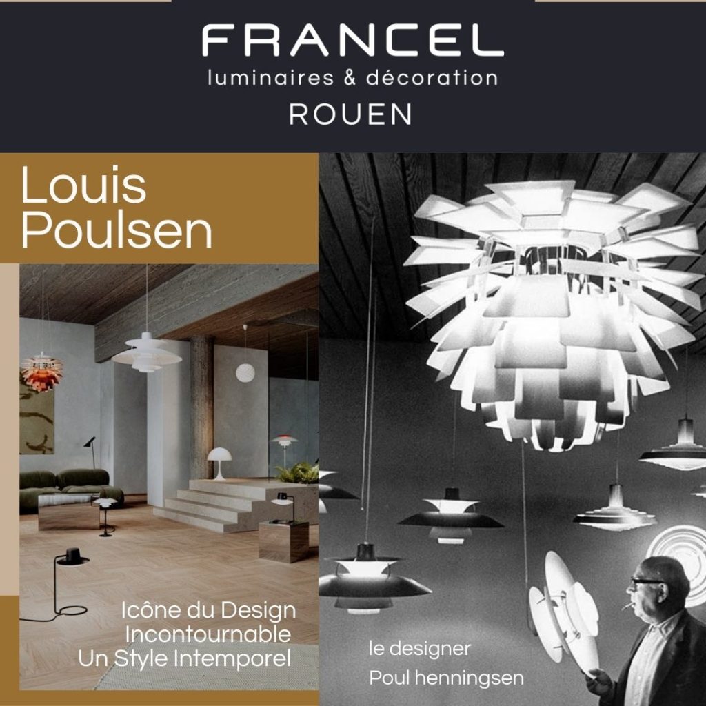 Francel luminaires Rouen spécial Louis Poulsen
