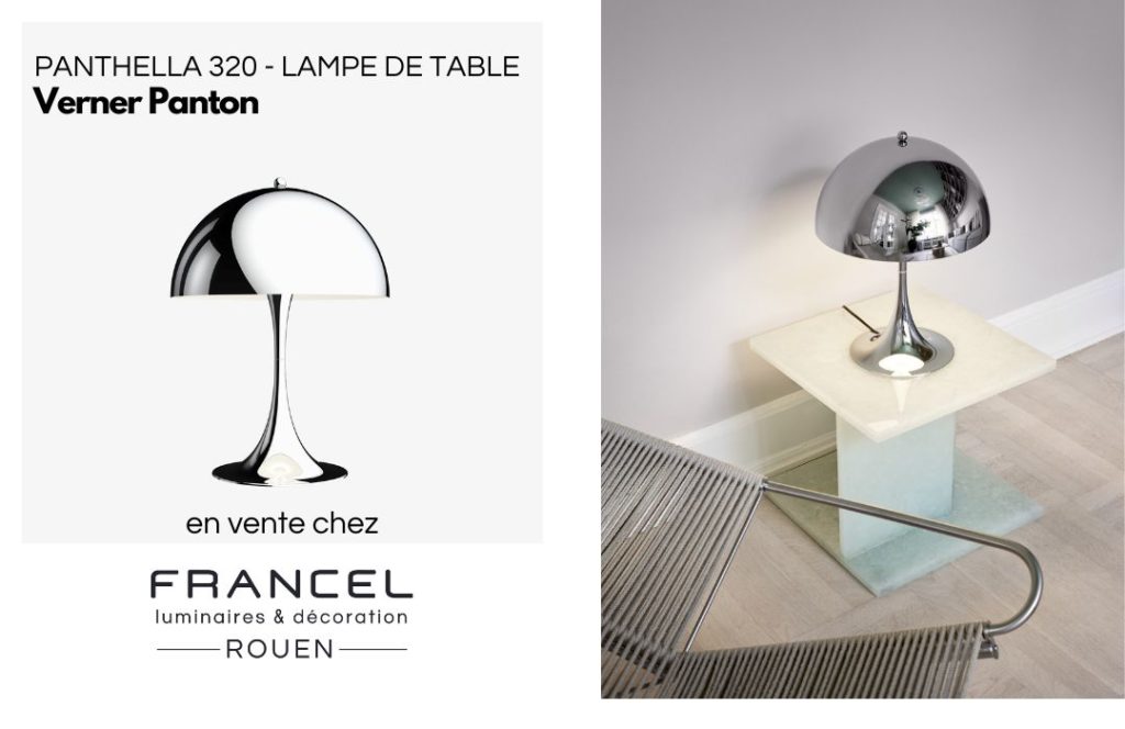 Lampe à poser PANTTHELLA 320 chez Francel luminaires Rouen