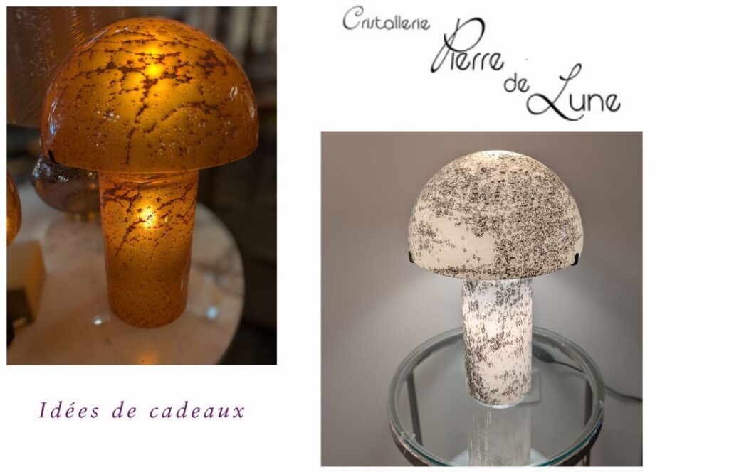 lampes cristallerie Pierre de Lune