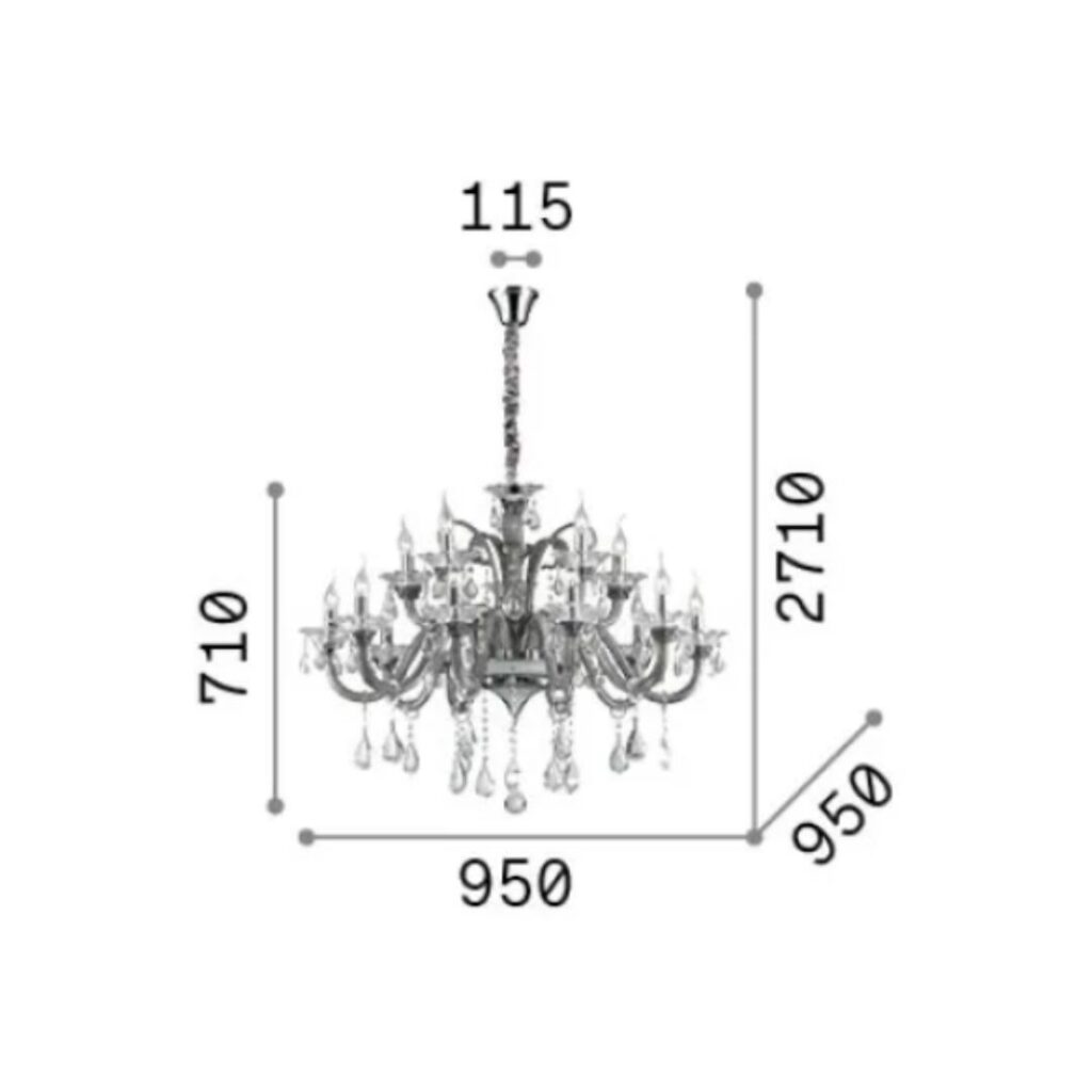 Colossal suspension by Ideal Lux (5)