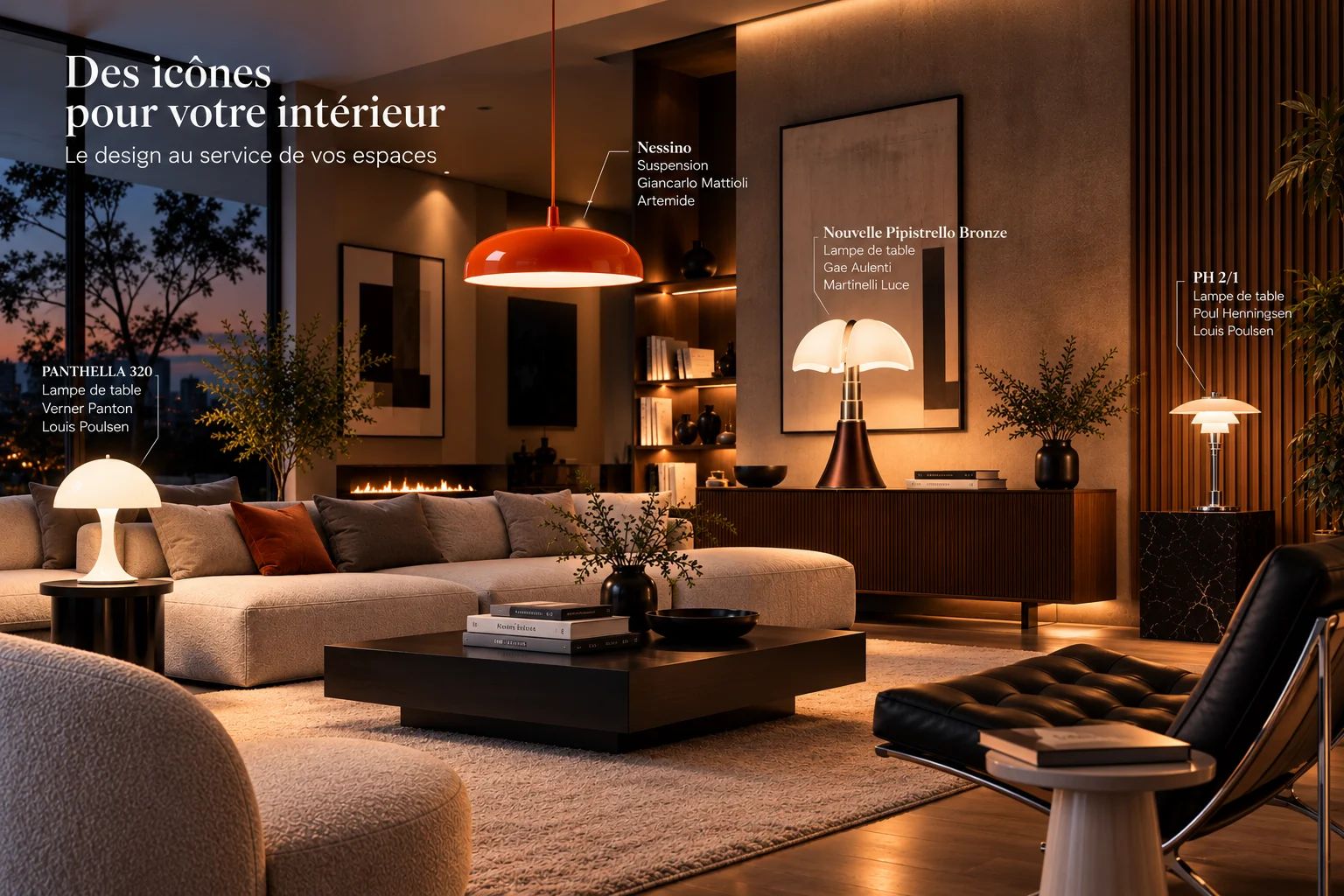 Le design au service de vos espaces luminaires iconiques