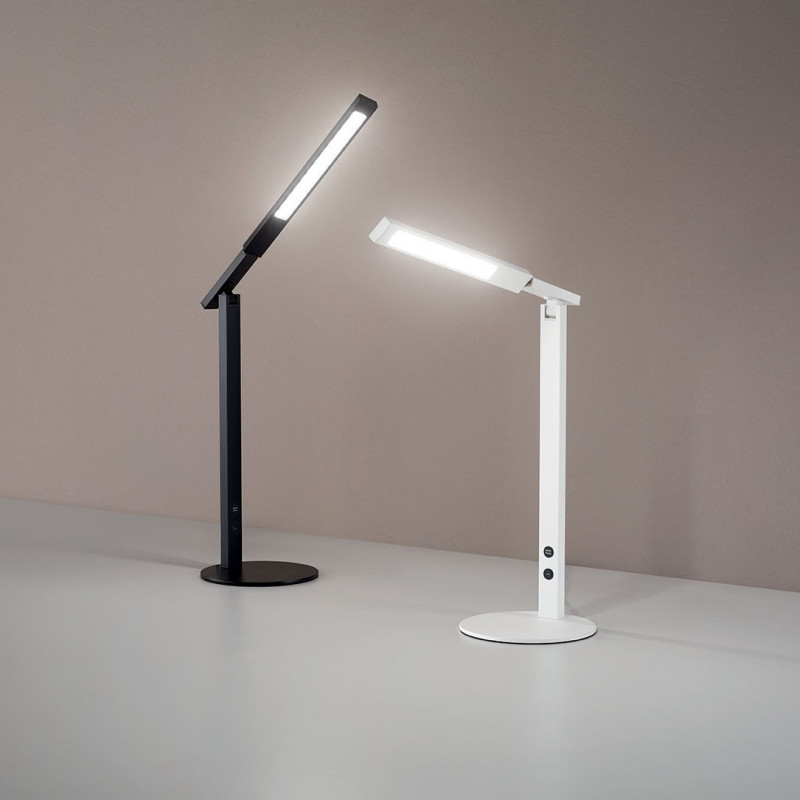 lampe bureau led ideal fabas luce